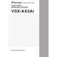 Cover page of PIONEER VSX-AX5Ai Owner's Manual