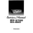 Cover page of PIONEER SX-3700 Service Manual