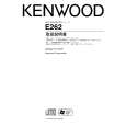 Cover page of KENWOOD E262 Owner's Manual