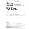 Cover page of PIONEER PD-S707/HPW Service Manual