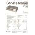 Cover page of TECHNICS SA222 Service Manual