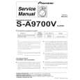 Cover page of PIONEER S-A9700V/XJI/UC Service Manual