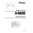 Cover page of TEAC A-R600 Service Manual