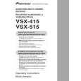 Cover page of PIONEER VSX-515 Owner's Manual