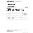 Cover page of PIONEER DV-3702-G Service Manual