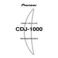 Cover page of PIONEER CDJ-1000/KUC Owner's Manual
