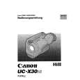 Cover page of CANON UCX30 Owner's Manual