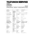 Cover page of TELEFUNKEN RC300 Service Manual
