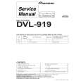 Cover page of PIONEER DVL-919 Service Manual