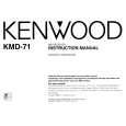Cover page of KENWOOD KMD71 Owner's Manual