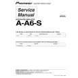 Cover page of PIONEER A-A6-S Service Manual