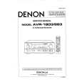 Cover page of DENON AVR-1803 Service Manual