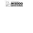 Cover page of LUXMAN M-2000 Service Manual