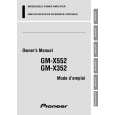 Cover page of PIONEER GM-X352 Service Manual