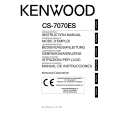 Cover page of KENWOOD CS-7070ES Owner's Manual