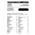 Cover page of TELEFUNKEN A960S Service Manual