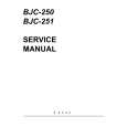 Cover page of CANON BJC-250 Service Manual
