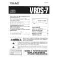 Cover page of TEAC VRDS7 Owner's Manual