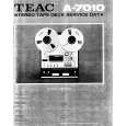 Cover page of TEAC A7010 Service Manual
