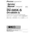 Cover page of PIONEER DV-5800K-G/RAXTL Service Manual