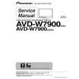 Cover page of PIONEER AVD-W7900/XZ/UC Service Manual