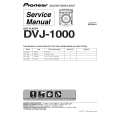 Cover page of PIONEER DVJ-1000 Service Manual