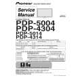 Cover page of PIONEER PDP-4304/KUCXC Service Manual