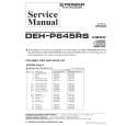 Cover page of PIONEER DEH-P645RS Service Manual