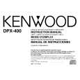 Cover page of KENWOOD DPX400 Owner's Manual