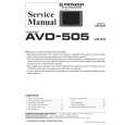 Cover page of PIONEER AVD505UC/EW Service Manual