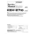 Cover page of PIONEER KEH2710 Service Manual