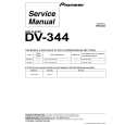 Cover page of PIONEER DV-344 Service Manual