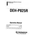 Cover page of PIONEER DEH-P825R Owner's Manual