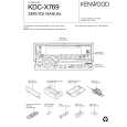 Cover page of KENWOOD KDCX769 Service Manual