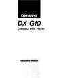 Cover page of ONKYO DX-G10 Owner's Manual