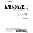 Cover page of TEAC W420C Owner's Manual