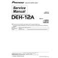 Cover page of PIONEER DEH-12A Service Manual