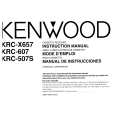 Cover page of KENWOOD KRC-607 Owner's Manual