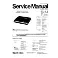 Cover page of TECHNICS SL-L3 Service Manual
