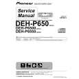 Cover page of PIONEER DEH-P650-9 Service Manual