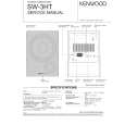 Cover page of KENWOOD SW3HT Service Manual