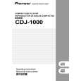 Cover page of PIONEER CDJ-1000/TLBXJ Owner's Manual