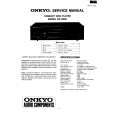 Cover page of ONKYO DX-3800 Service Manual