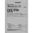 Cover page of PIONEER VSX-D3S Service Manual