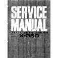 Cover page of AKAI X-360D Service Manual