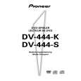 Cover page of PIONEER DV-444-S/WYXU/FRGR Owner's Manual