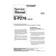Cover page of PIONEER SP270/XJI/UC Service Manual