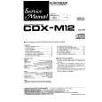 Cover page of PIONEER CDXM12 Service Manual
