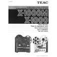 Cover page of TEAC X1000M Owner's Manual