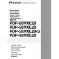 Cover page of PIONEER PDP-60MXE20 Owner's Manual